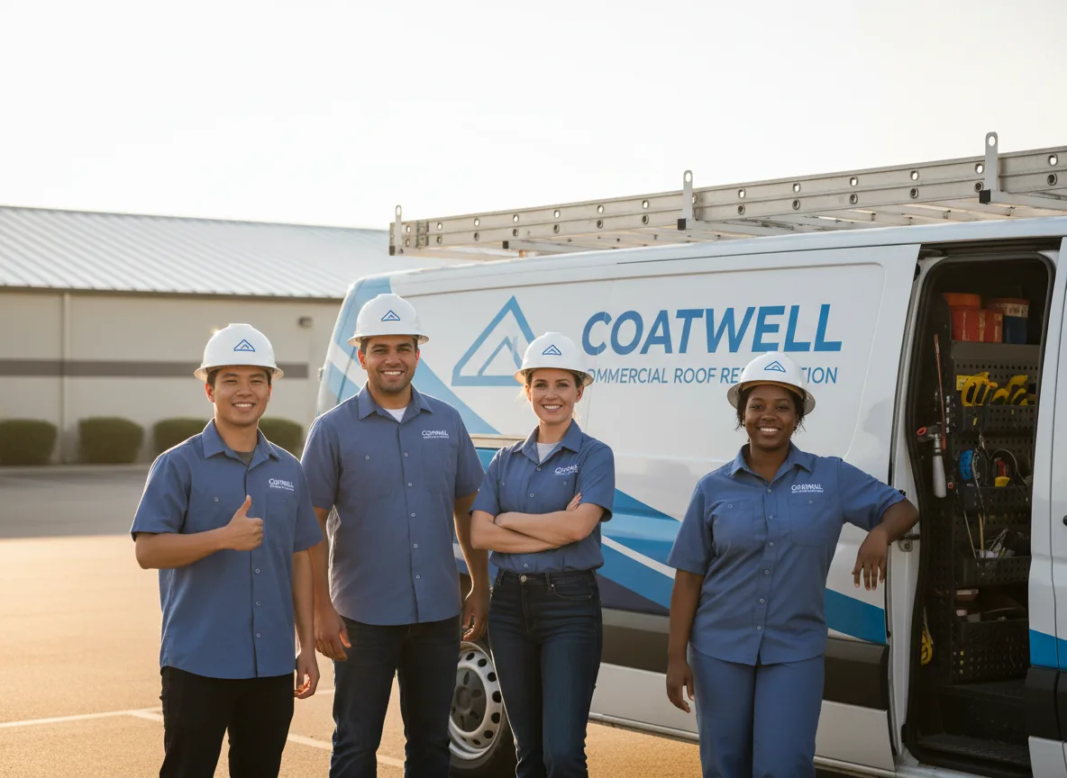 Commercial roof coating company in Winburne, PA